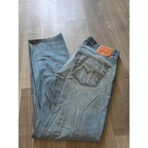 Levis 559 Mens Relaxed Fit Jeans W34 L32 Light Blue Denim